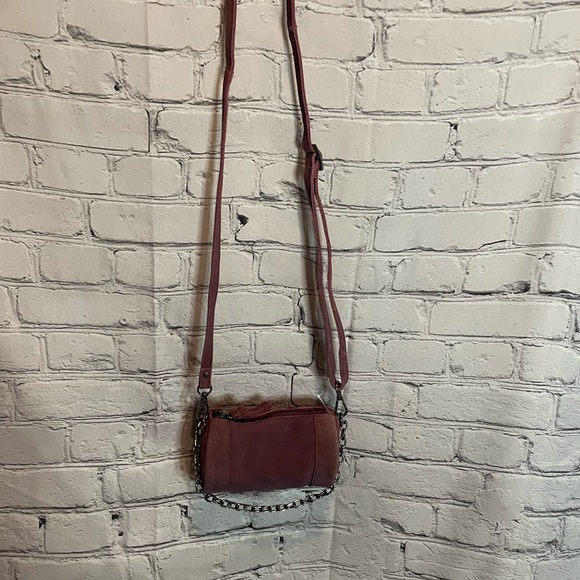 Free People Barrel Purple Suede Crossbody. NWOT - Picture 3 of 7